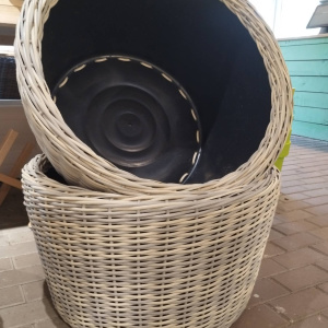 Кашпо полиротанг, 90л