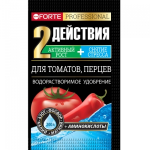 Бона Форте Удобрение водорастворимое для томатов и перцев  с аминокислотами Bona Forte, 100 г