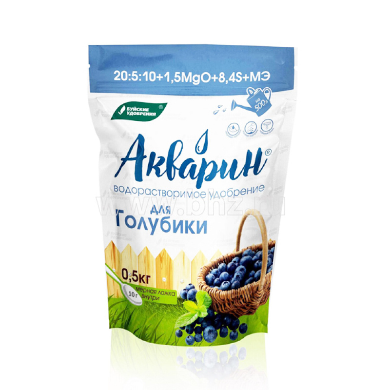 Акварин для голубики 0.5 кг дой-пак